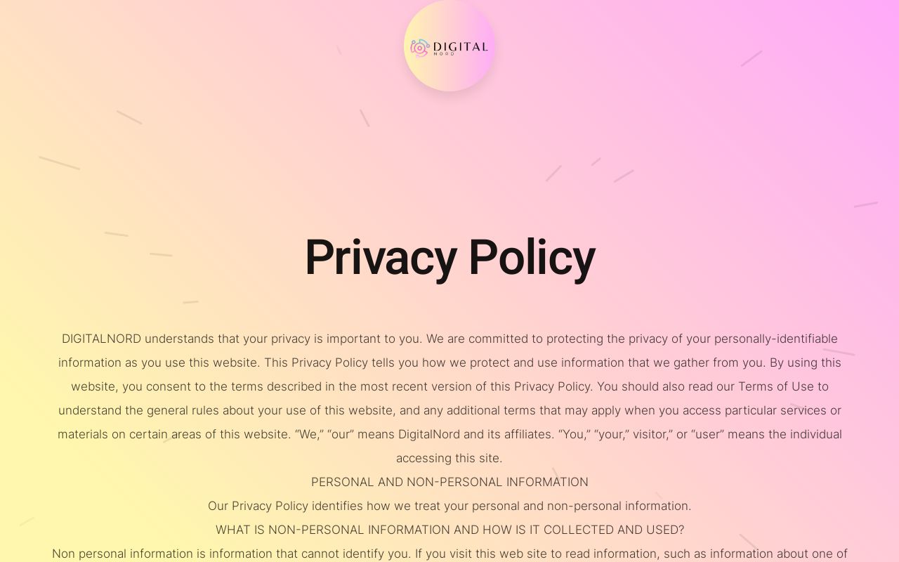 Privacy Policy